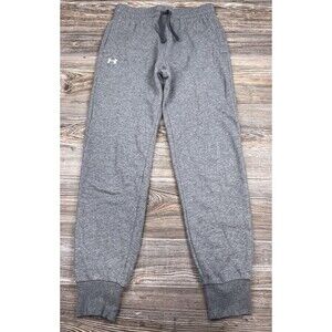 UA Under Armour Women's Pants Rival Fleece Joggers Grey Gray XS Style #1379618